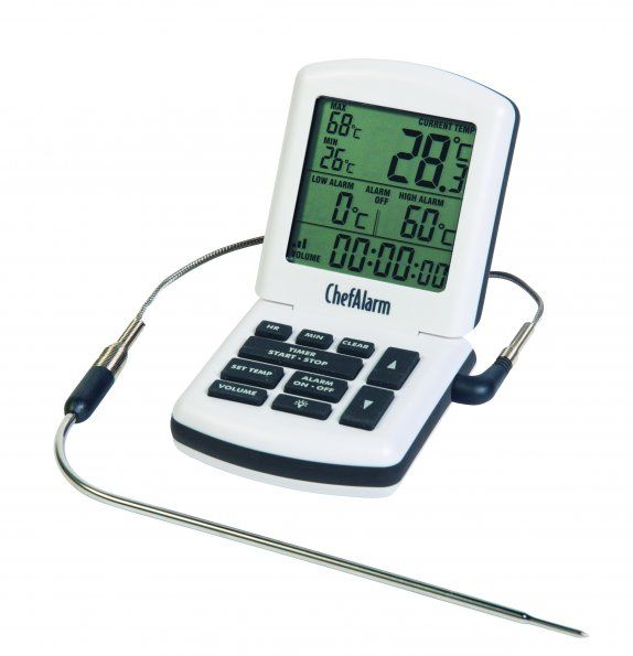 Professional Cooking Thermometer with Timer ChefAlarm®/ Waterproof/ -50°C до 300°C
