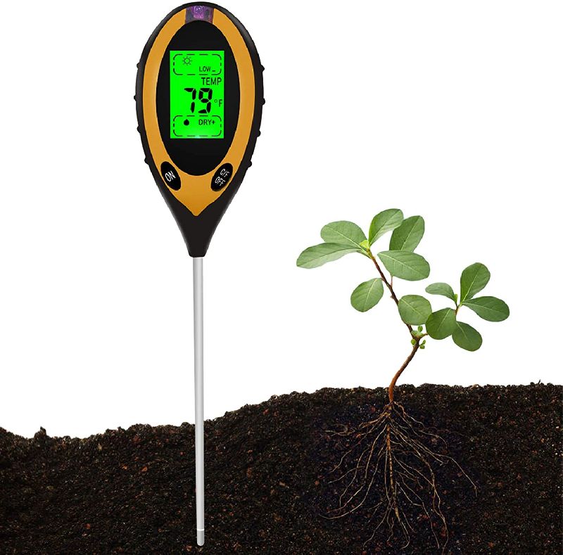 Digital 4 in 1 Soil Tester – humidity/ temperature/light / PH