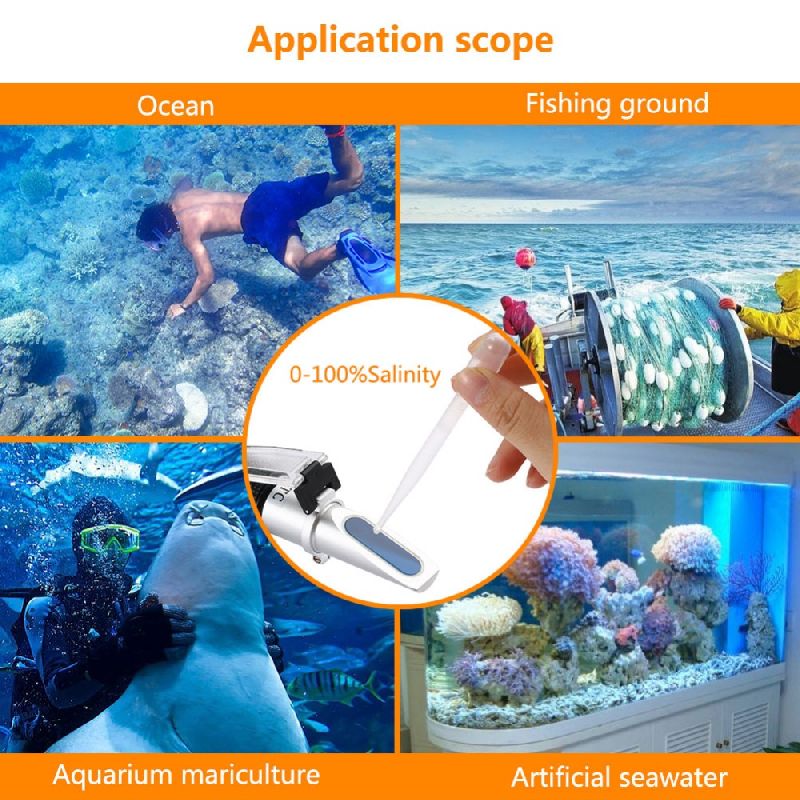 Refractometer for Sugar and Beer / 0%-32% Brix / Automatic Temperature Compensation 10°C to 30°C / No Batteries Required