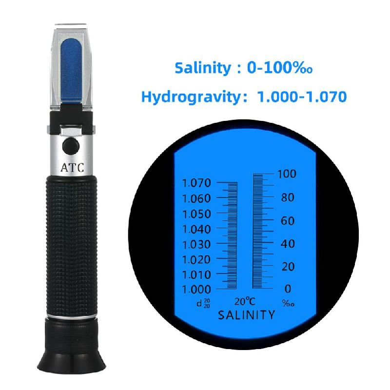 Refractometer for Sugar and Beer / 0%-32% Brix / Automatic Temperature Compensation 10°C to 30°C / No Batteries Required