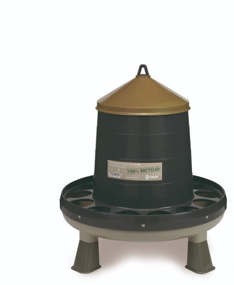 Poultry feeder / Hens / Ducks / Standing or Hanging / With legs / Eco / 12kg / Ø480 X 500 h