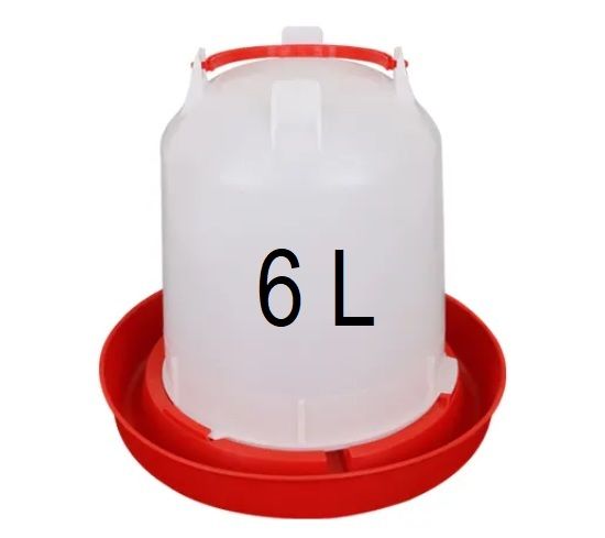6-Litre Drinker for Chickens, Ducks, Turkeys, and other Similar Birds