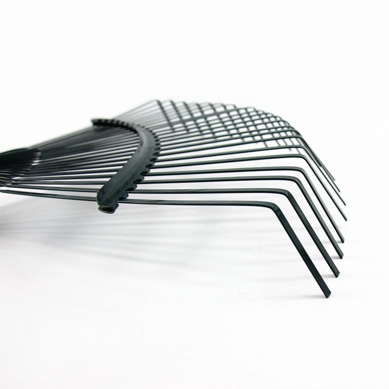 Metal Leaf Rake / Lawn Rake / Leaf Harrow / 22-Tooth / Without Handle / 42cm