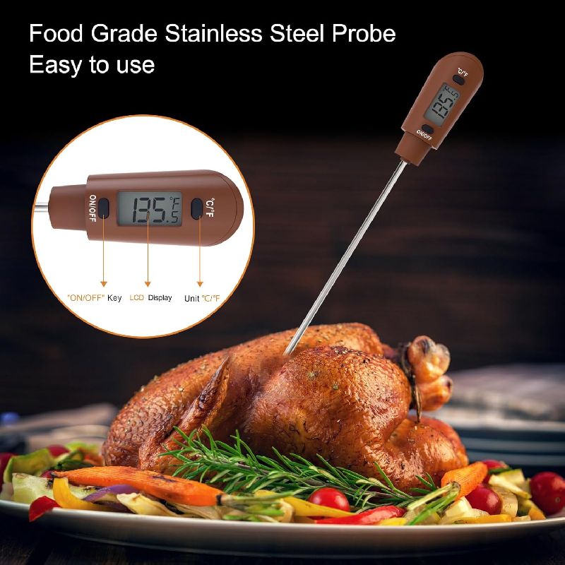 Instant Read Spatula Thermometer / Detachable into a Probe Thermometer / -50℃~300℃ / White