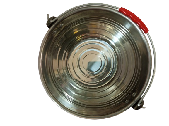 Milking Bucket / Stainless Steel / 18L capacity / with secure lid