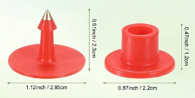 Round Ear Tag For Pigs