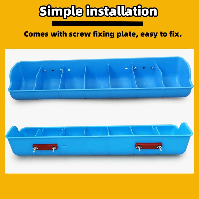 Piglet Feeder Trough / Anti-Waste Sow And Nursery Pen / Durable PP Plastic