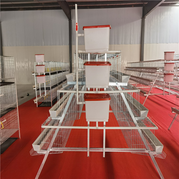 A - Type Galvanized Steel Chicken Layer Cage / High Capacity Battery Cage / Rust Resistant / 85 KG