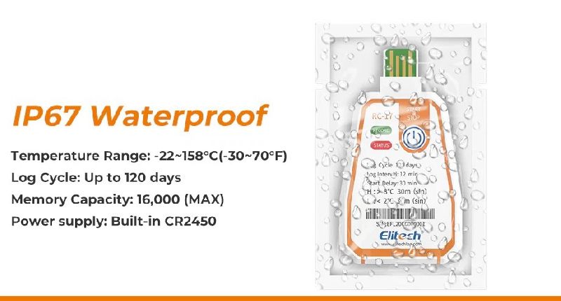 Data Logger / RC - 17 / USB / Temperature -30ºC to 70ºC / 16000 Records