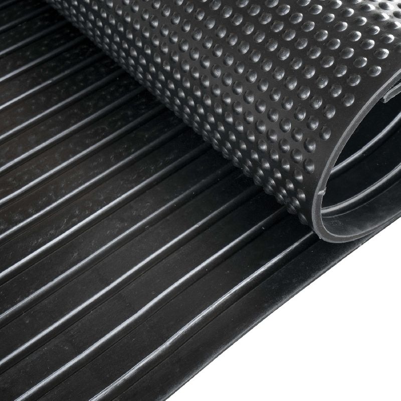 Bonsum Bubble Groove Rubber Mattress For Cattles, Horses / anti - Slip Stable Mat / Size 4*6 / Thickness 17MM