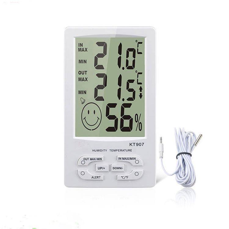 Digital Maximum - Minimum Thermometer Hygrometer / Indoor and Outdoor Thermo Hygrometer / KT907