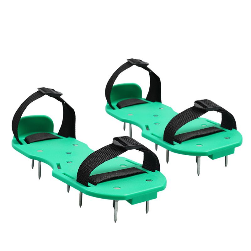 Spiked Aerating Sandals / Plastic Spring Washer Lawn Aerator Shoes