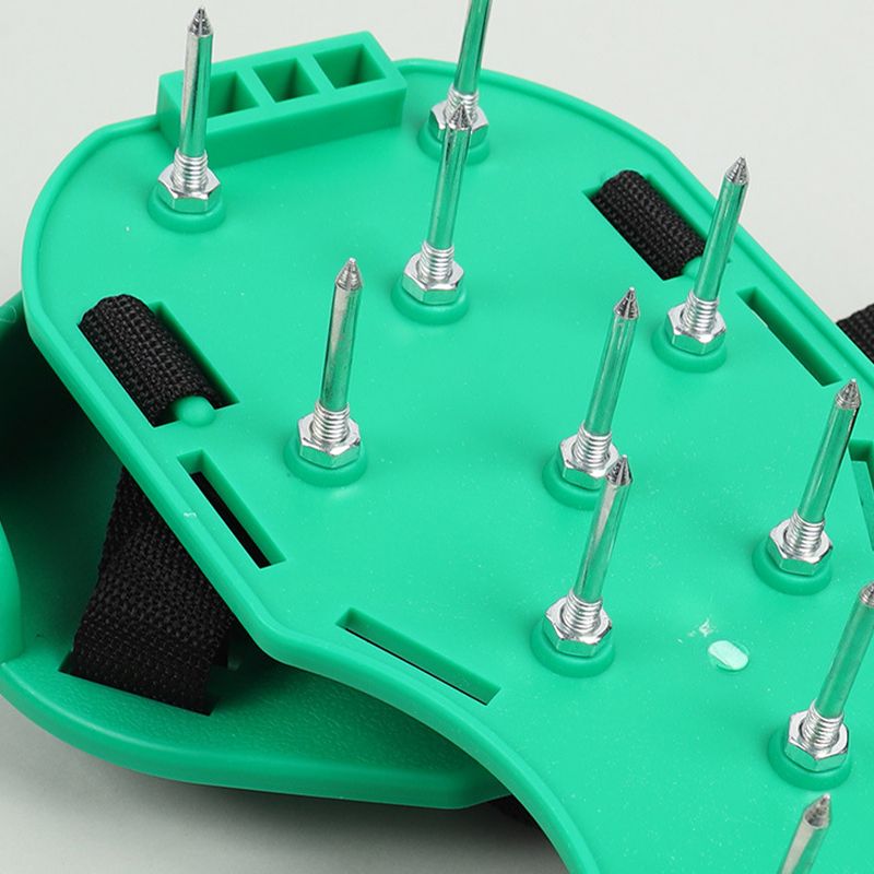 Spiked Aerating Sandals / Plastic Spring Washer Lawn Aerator Shoes