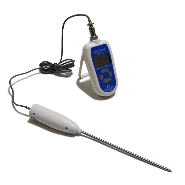 Industrial HACCP Food Thermometer / Fast Response / High And Low Temperature Alarm / 0.1C Resolution