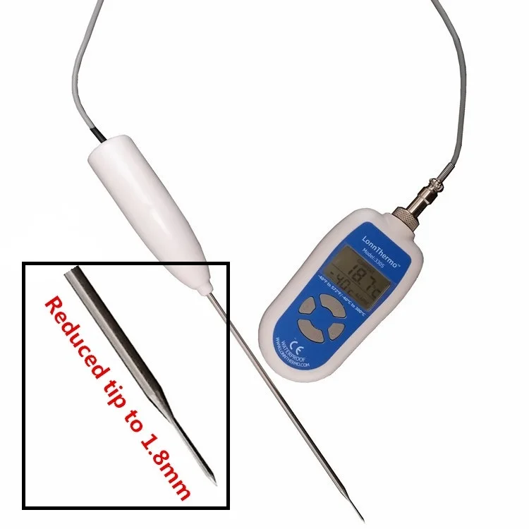 Industrial HACCP Food Thermometer / Fast Response / High And Low Temperature Alarm / 0.1C Resolution