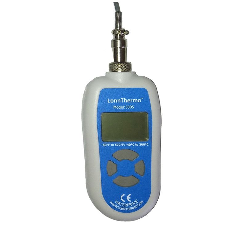 Industrial HACCP Food Thermometer / Fast Response / High And Low Temperature Alarm / 0.1C Resolution
