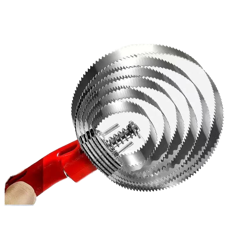 Six-Circle Metal Grooming Comb for Cattle and Horses / ST4/ST5/ST6