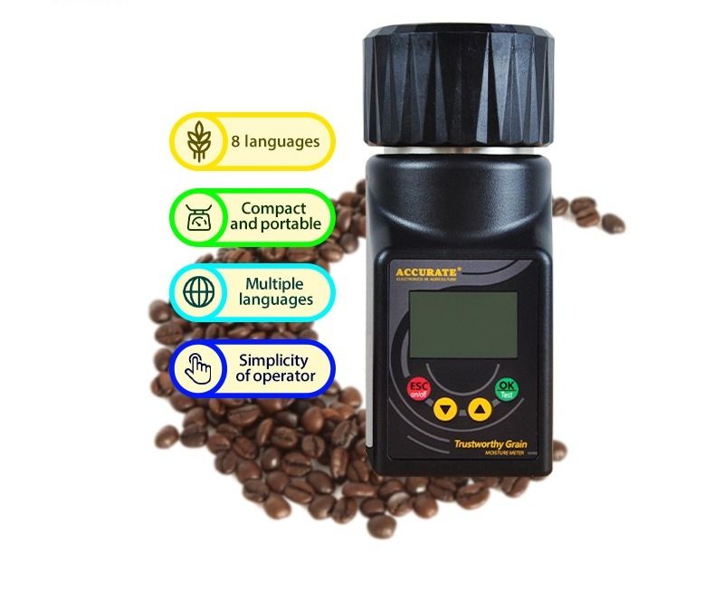 Trustworthy Grain Moisture Meter / Up to 43 Grains Type / Digital LCD Display